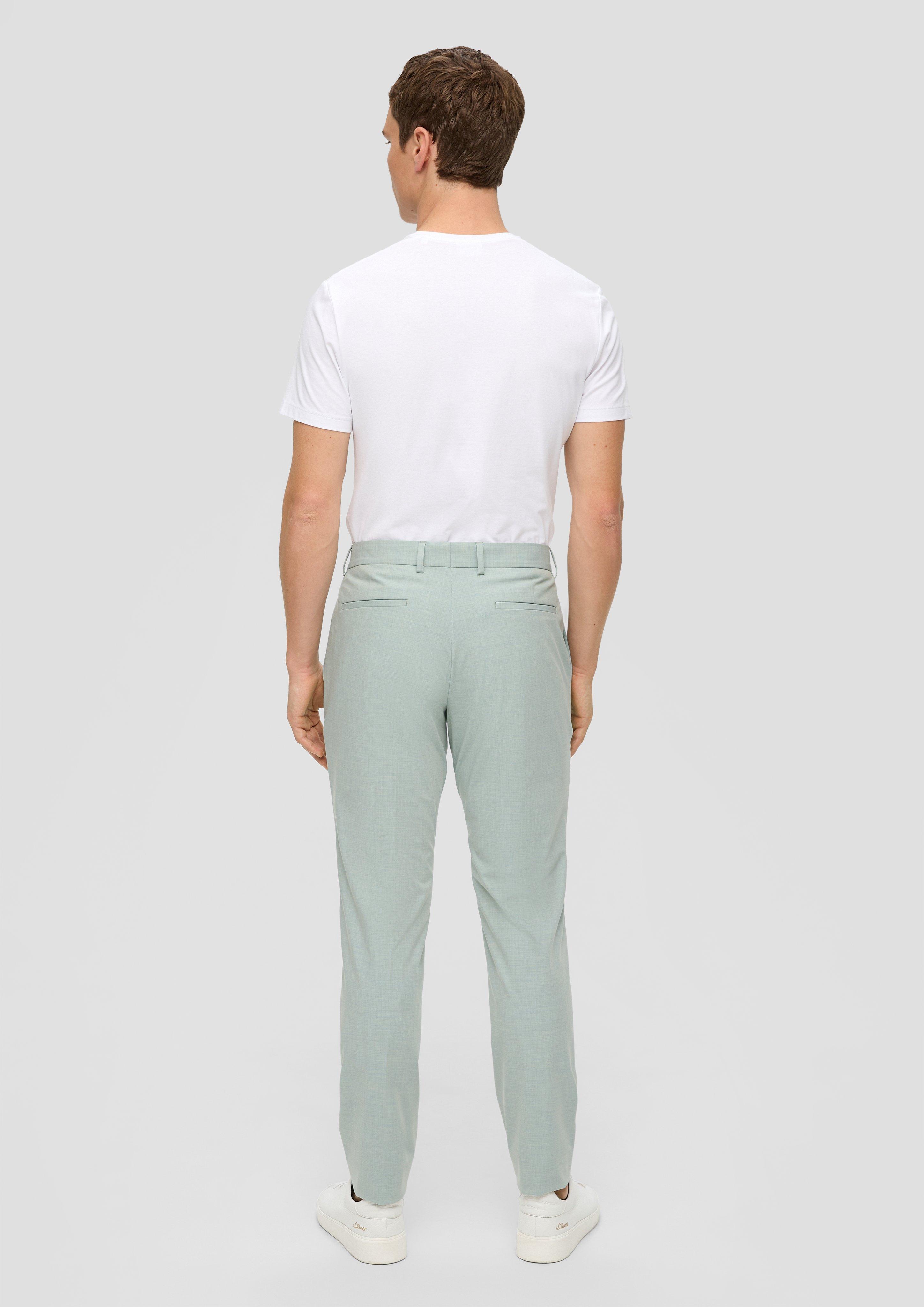 s.OPURE: Anzughose mit Slim Leg  2142798-72W2