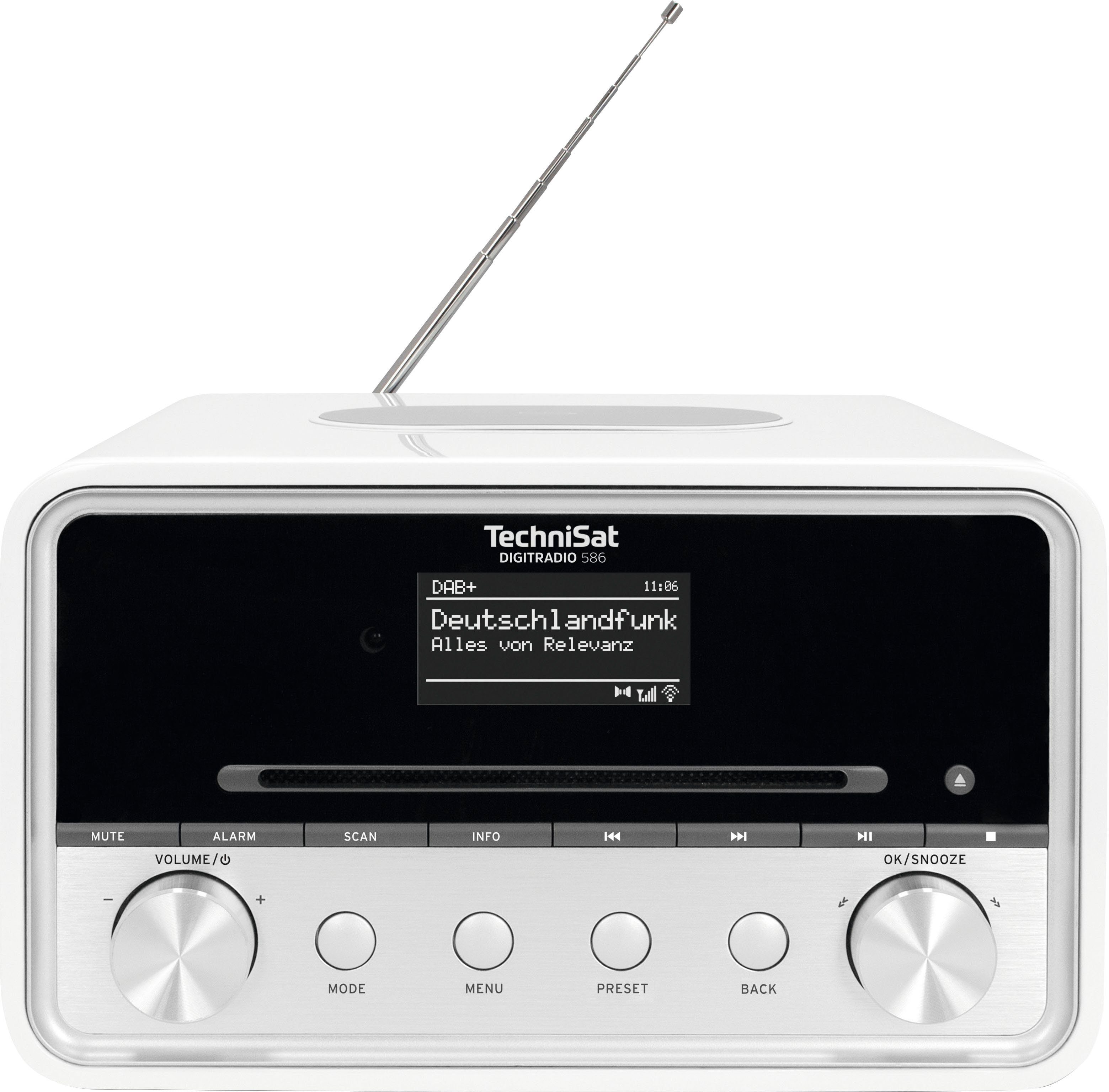 TechniSat DIGITRADIO 586 Radio (Digitalradio (DAB), Internetradio, UKW mit RDS, 20 W)