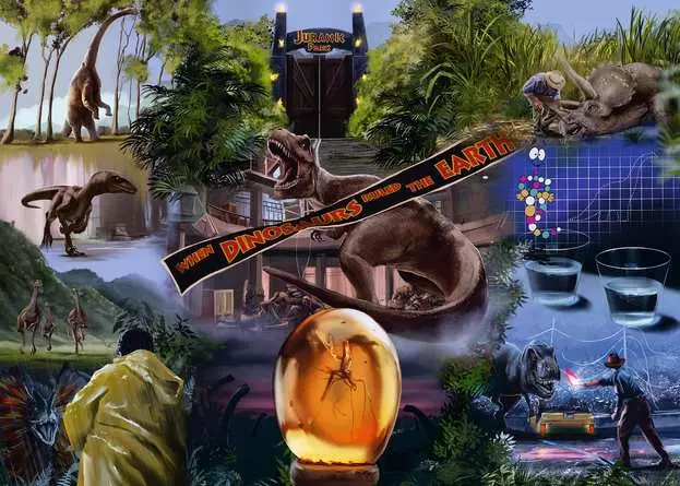 Puzzle 1000 Teile - Jurassic Park