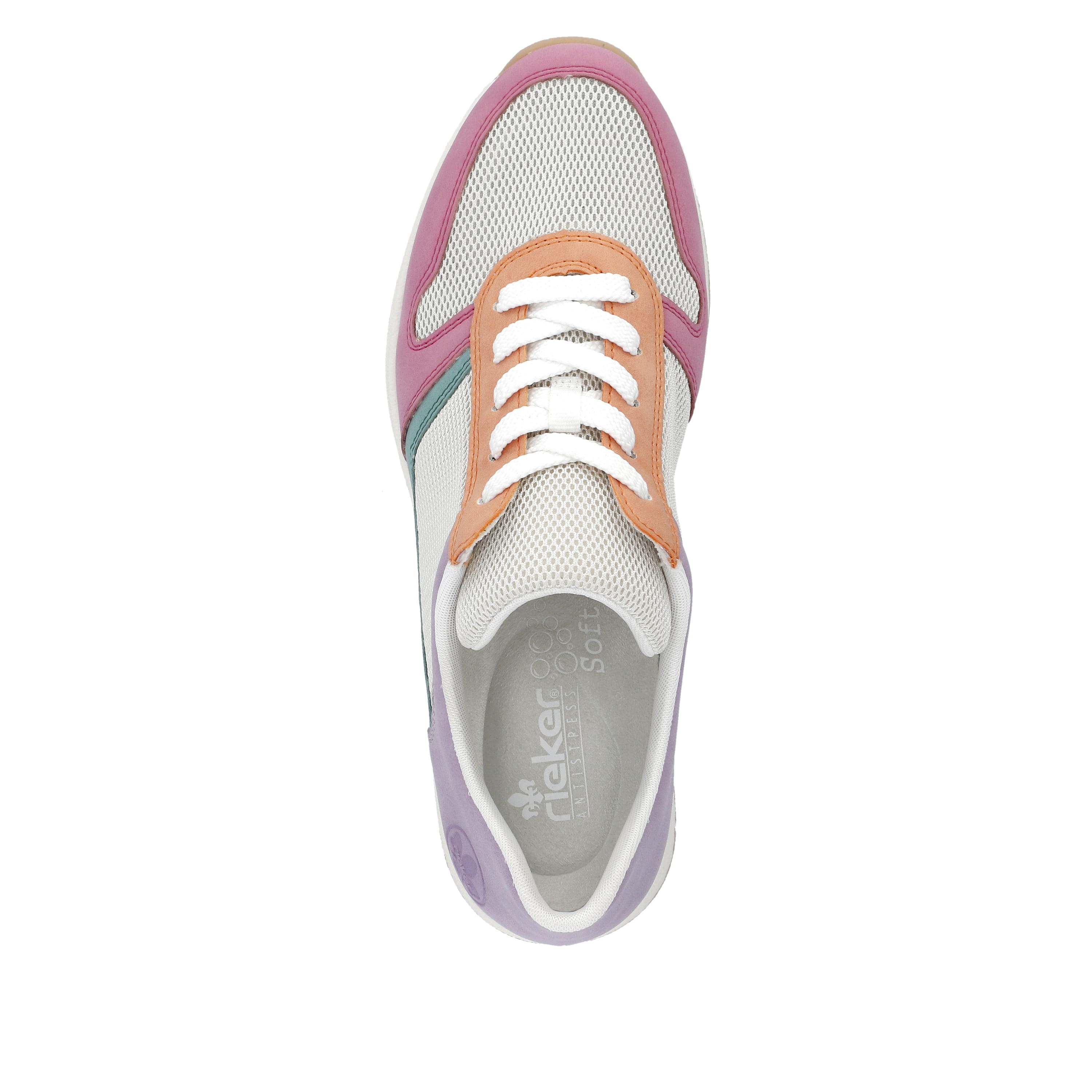 Rieker Damen Sneaker Low beige-mehrfarbig