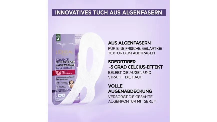 L'Oréal Paris Revitalift Tuchmaske Augen