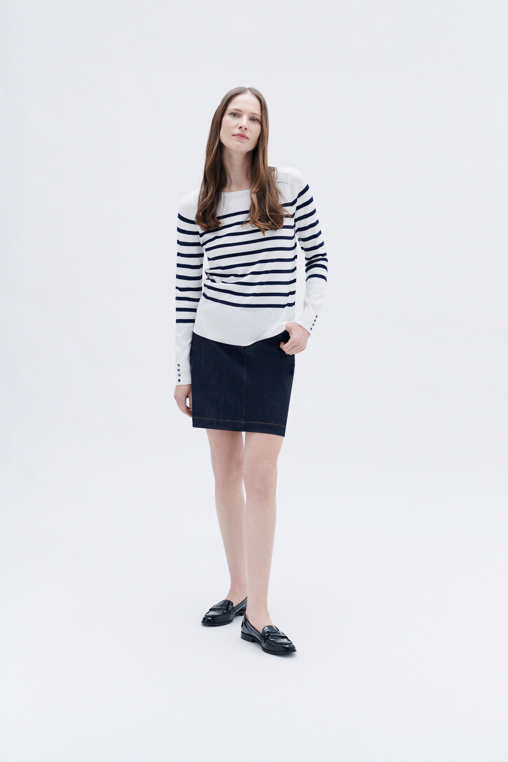 Pull mjulie ivoire femme