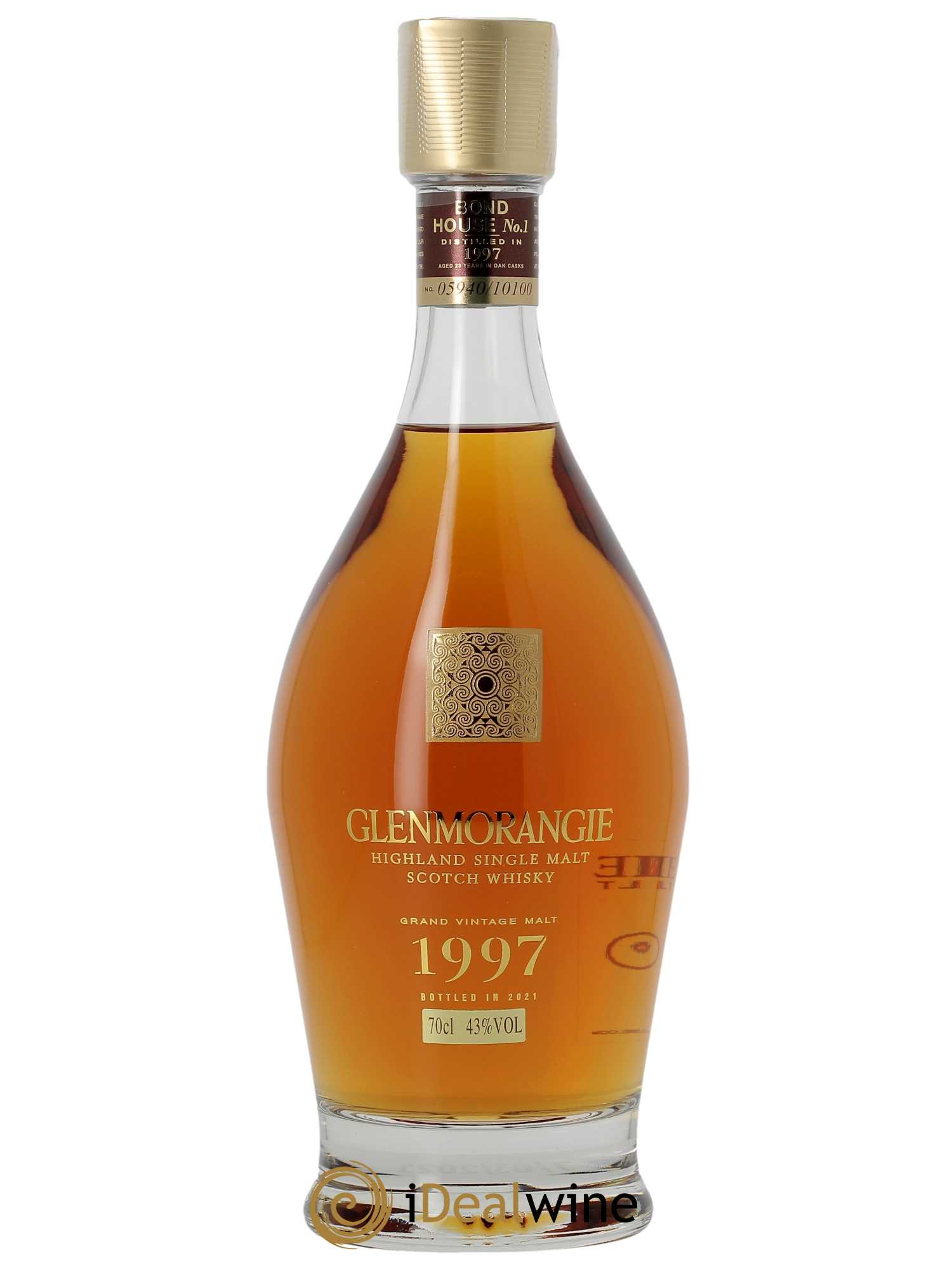 Whisky Glenmorangie Vintage (70cl) 1997 - Lot de 1 Bouteille