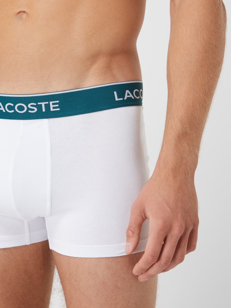 Trunks mit Label-Details im 3er-Pack in weiß