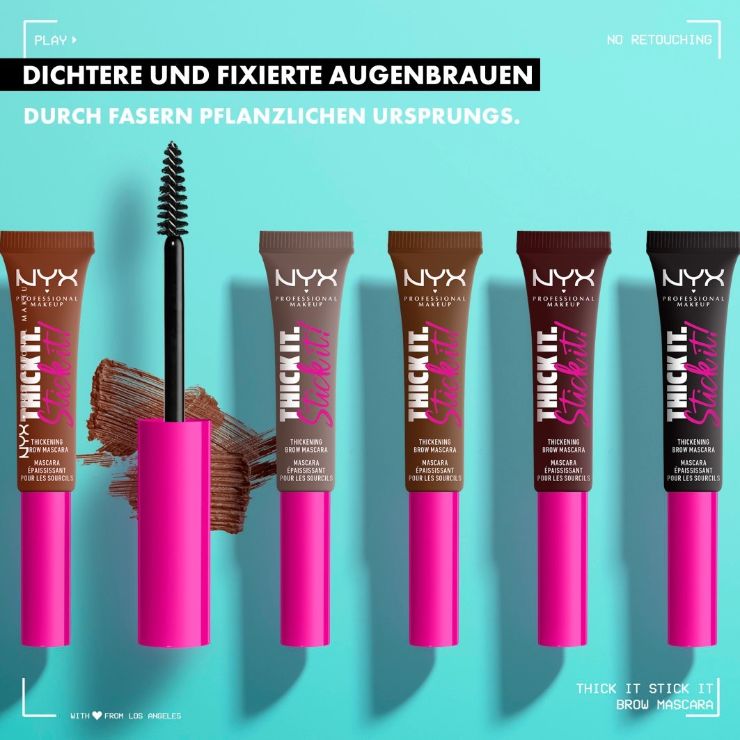 Thick it. Stick it! Brow Mascara