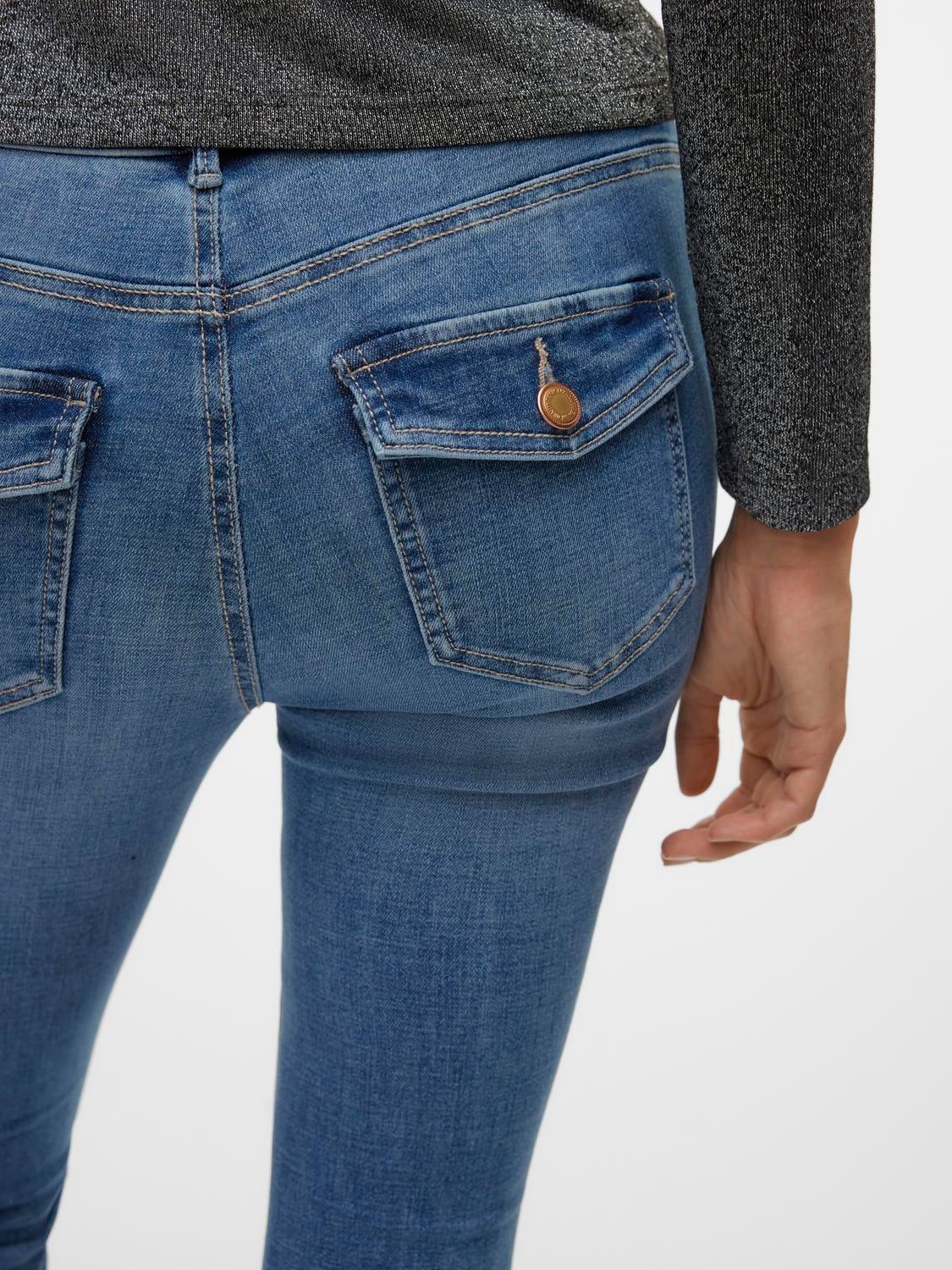 VMFLASH Mid Rise Ausgestellt Jeans