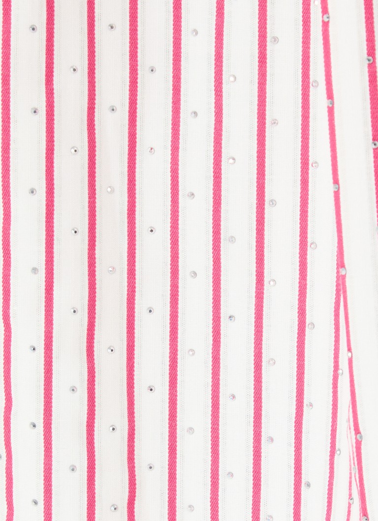 Camicetta a righe Maje con strass
