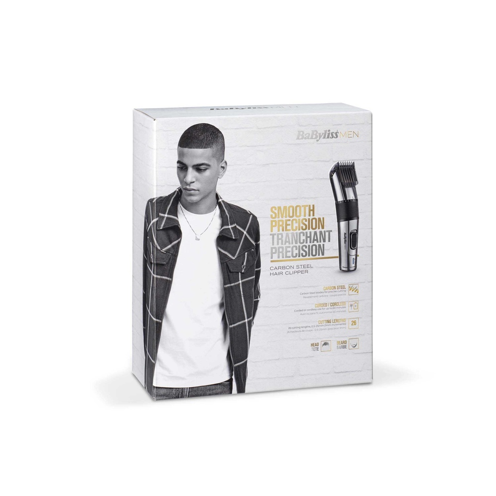 babyliss BaByliss - E977E - Tondeuse cheveux Carbon Steel TONDEUSE CHEVEUX