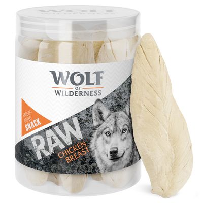 20 % Rabatt auf 3 x Wolf of Wilderness RAW Snacks