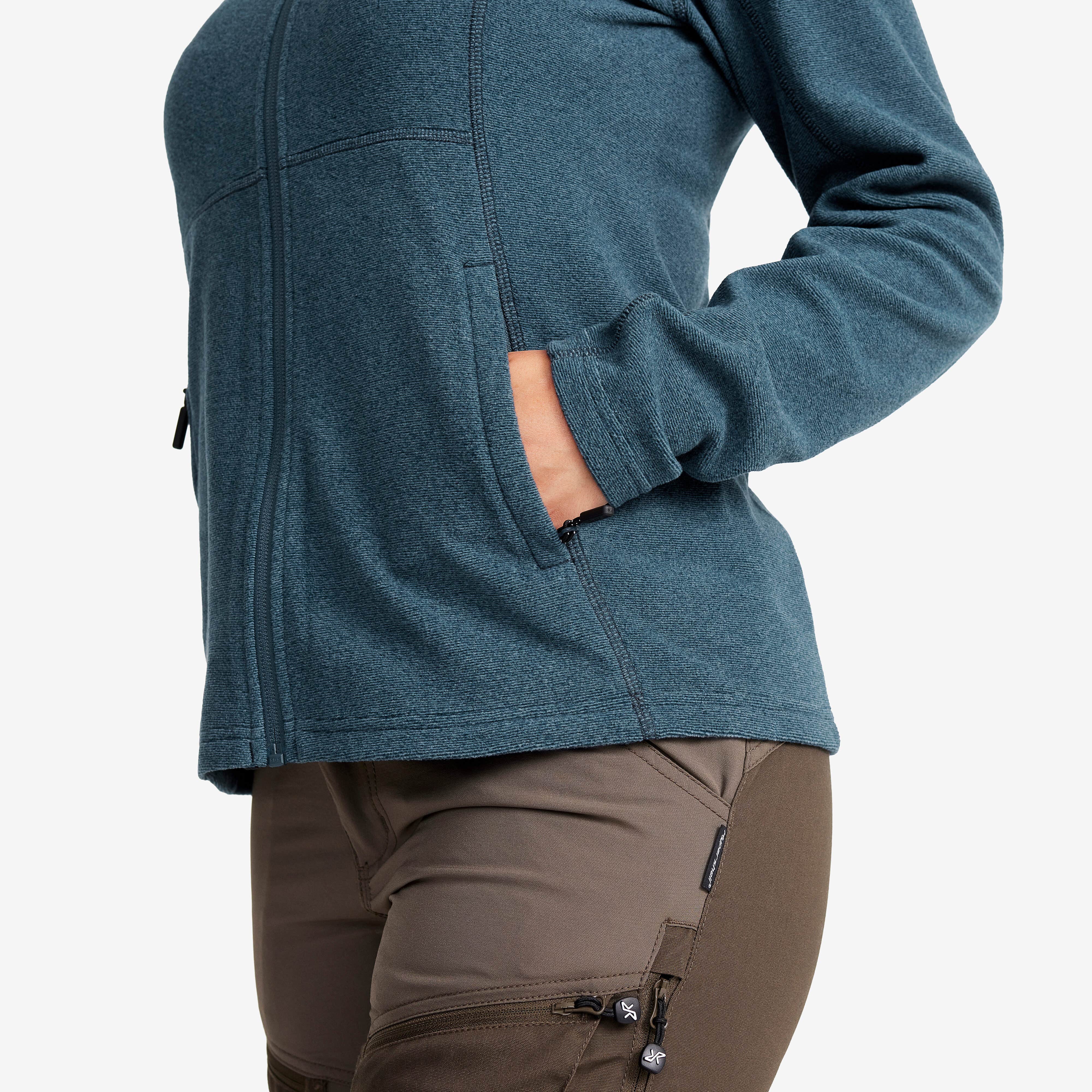 Essential Full-zip Fleece Femme Moonlit Ocean