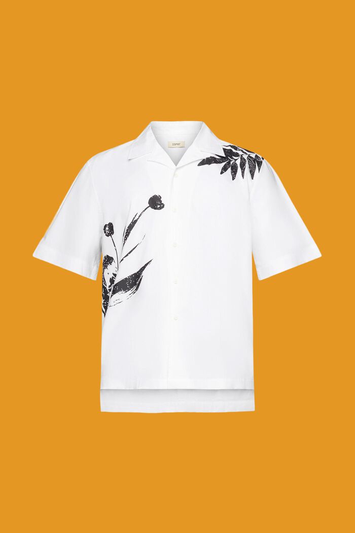 Hemd mit großem Blumen-Print