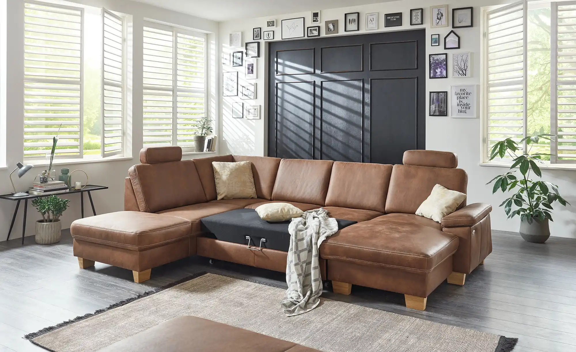 Kollektion Kraft Wohnlandschaft Leder Samu