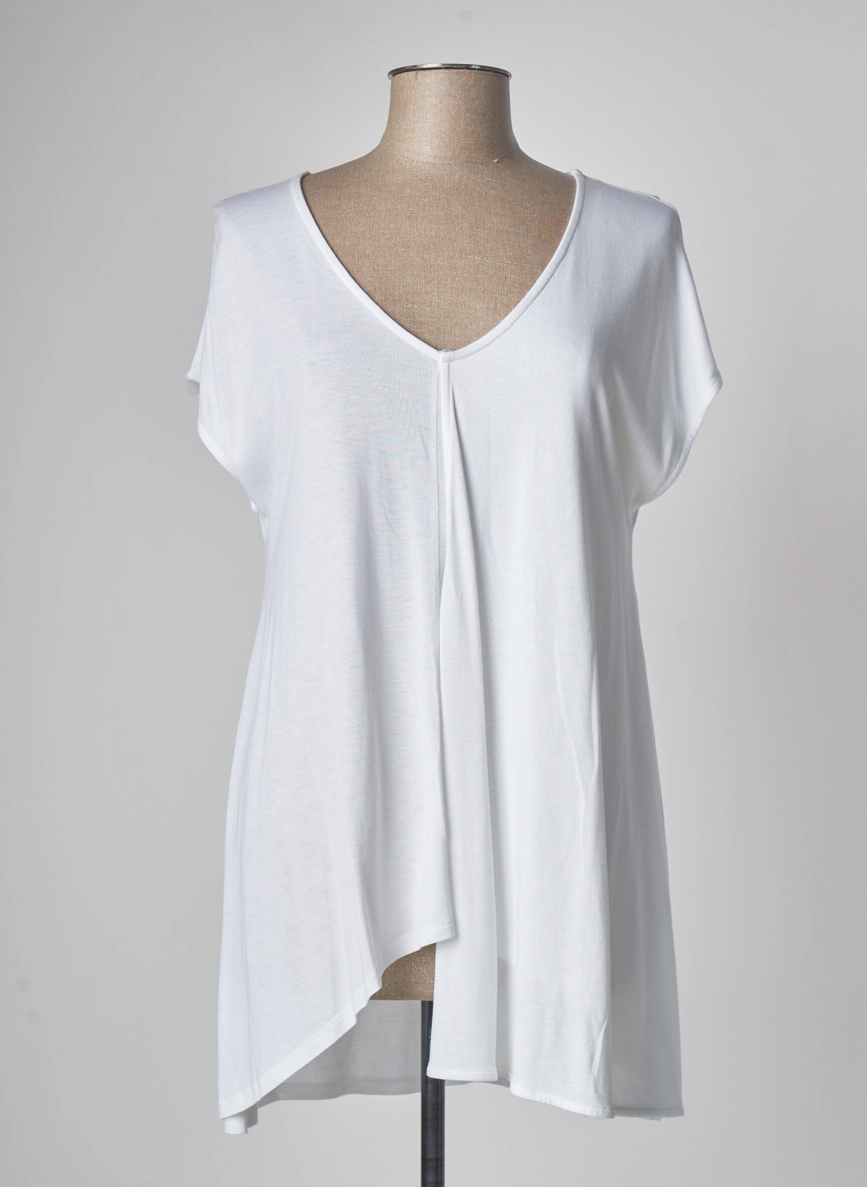 Concreto Tuniquemanchecourte Femme couleur blanc