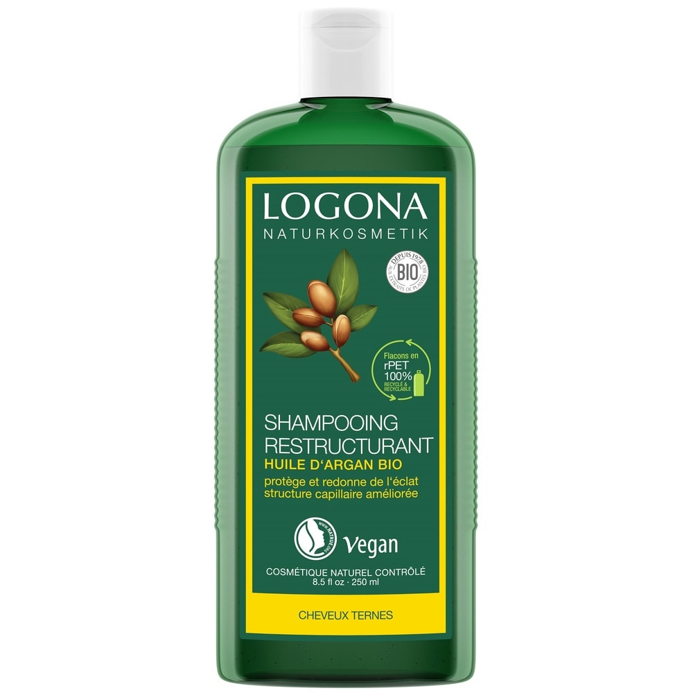 logona Shampooing restructurant à l'argan 250ml Shampooings