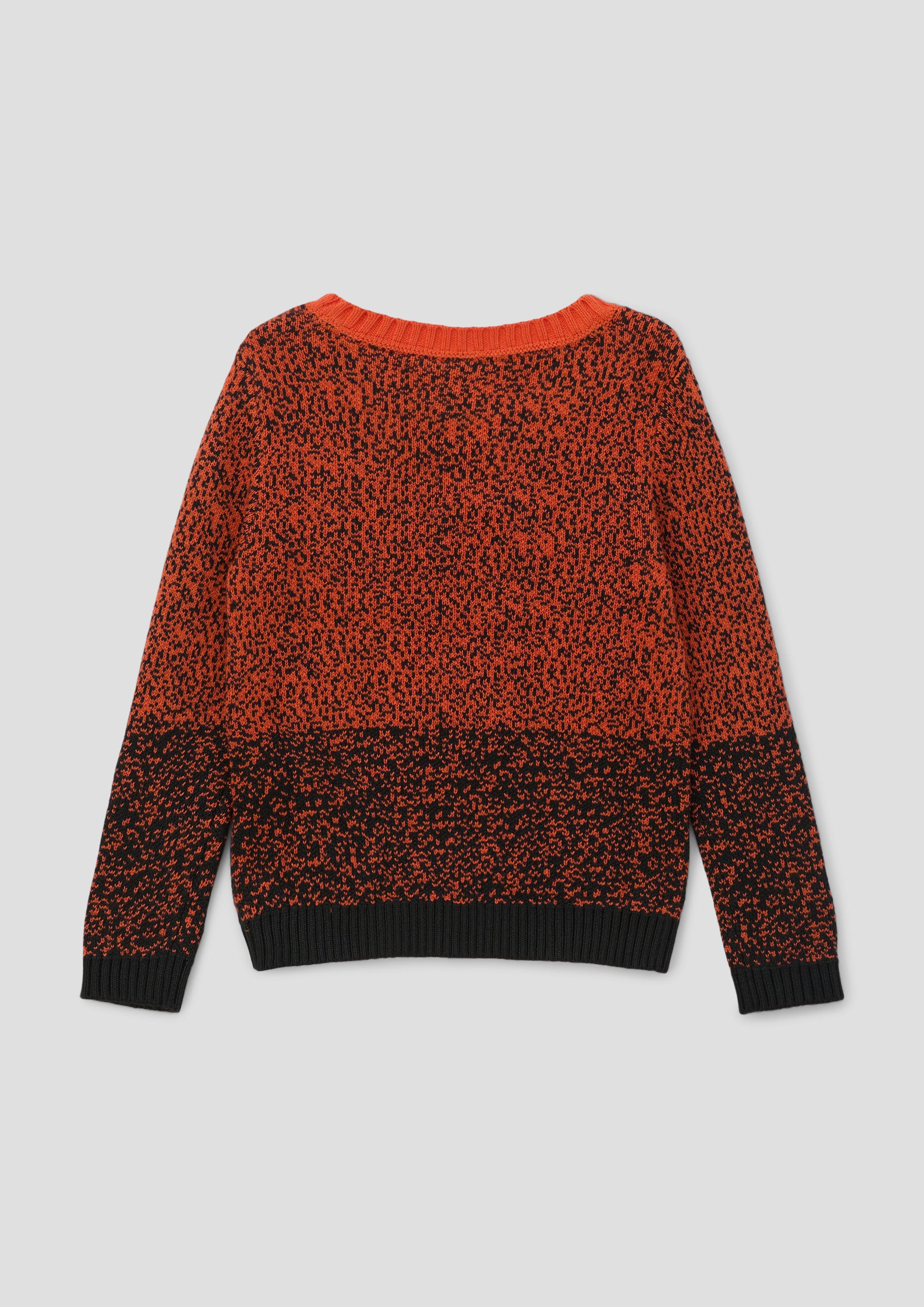 Melierter Strickpullover  2138597-25X1
