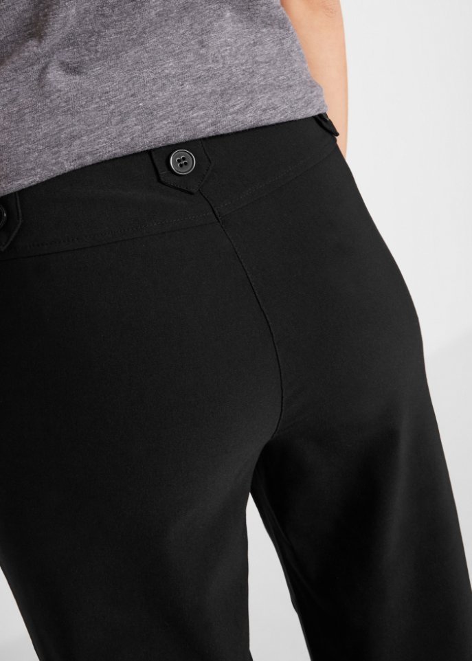 Bengalin-Stretch-Hose mit Bequembund, Straight