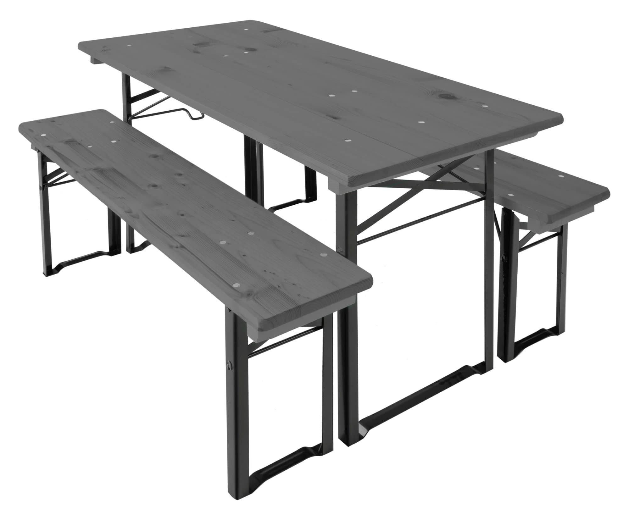 Stagecaptain Bierzeltgarnitur BBEU-110 Hirschgarten Bierzeltgarnitur für 110 cm, (3-tlg)