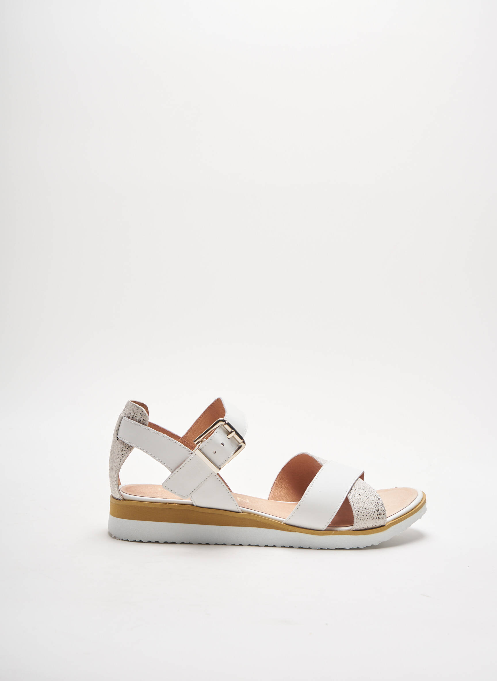 Karston Sandales Nu Pieds Femme couleur blanc
