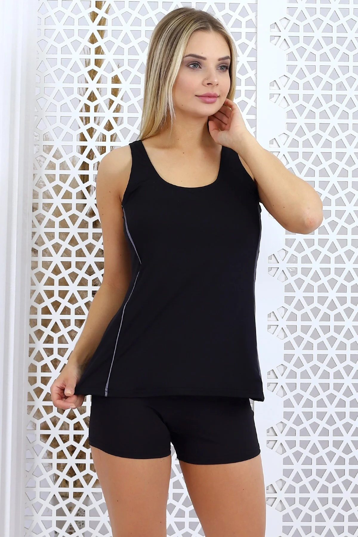 Aykum Mayo  Tankini mit flexiblen Lycra-Shorts – gefütterter Stoff