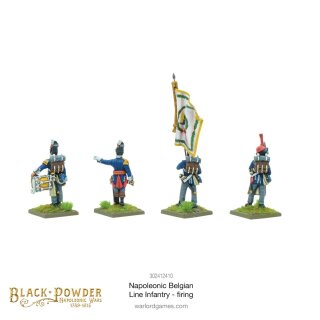 Napoleonic Belgian Line Infantry Firing