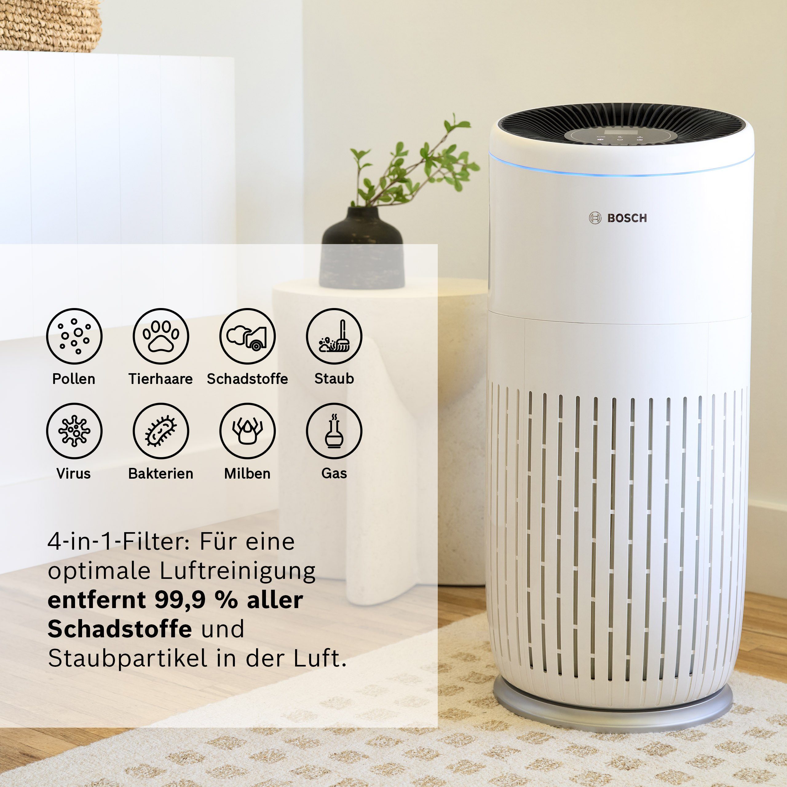 BOSCH HEPA-Filter Filter für den Luftreiniger Bosch Air 6000