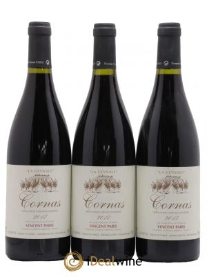 Cornas La Geynale Vincent Paris  2017 - Lot de 3 Bouteilles