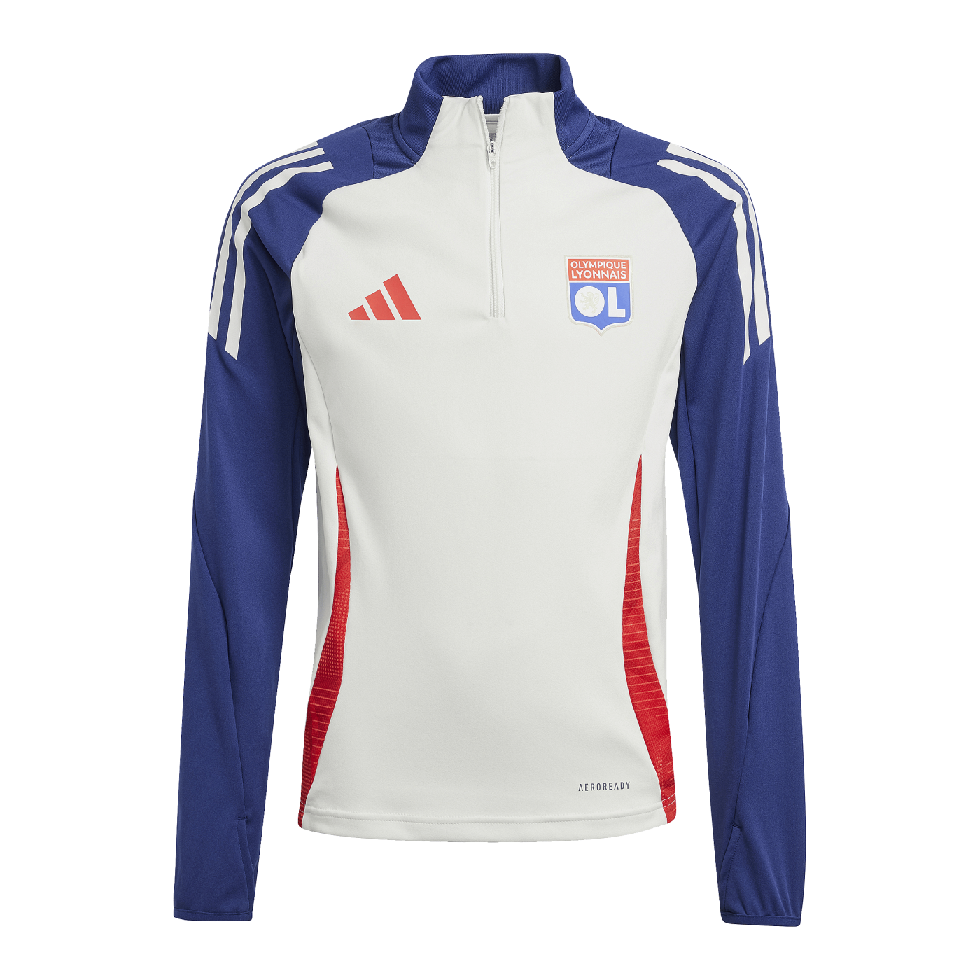 adidas Olympique Lyon Sweatshirt Kids Weiss