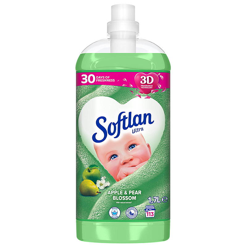 Softlan Skyllemiddel 1,7 l Apple & Pear Blossom