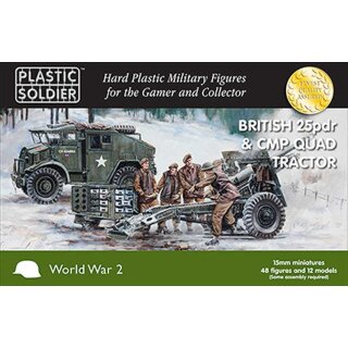 15mm British 25 pdr and CMP Quad Tractor