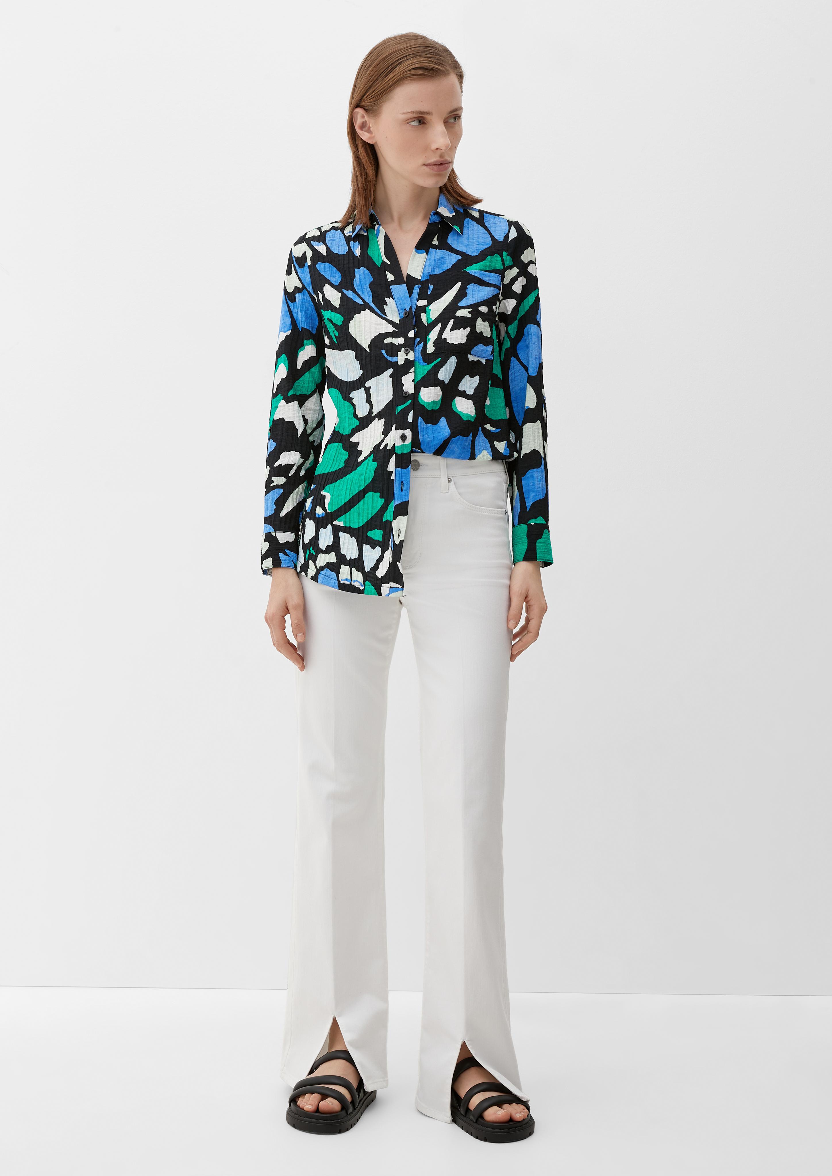 Longbluse aus Viskosemix  2128371-99B0