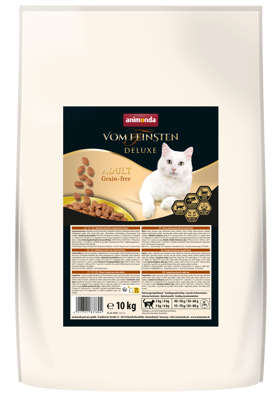 Animonda Trockenfutter Animonda Vom Feinsten Deluxe Adult Grain Free 2x10 kg