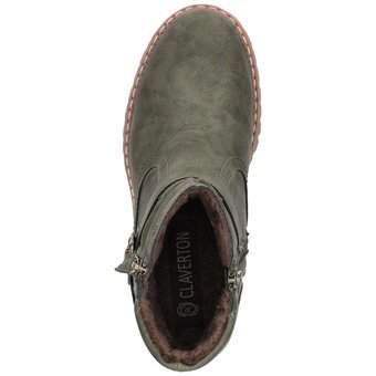 Claverton Stiefelette in grün