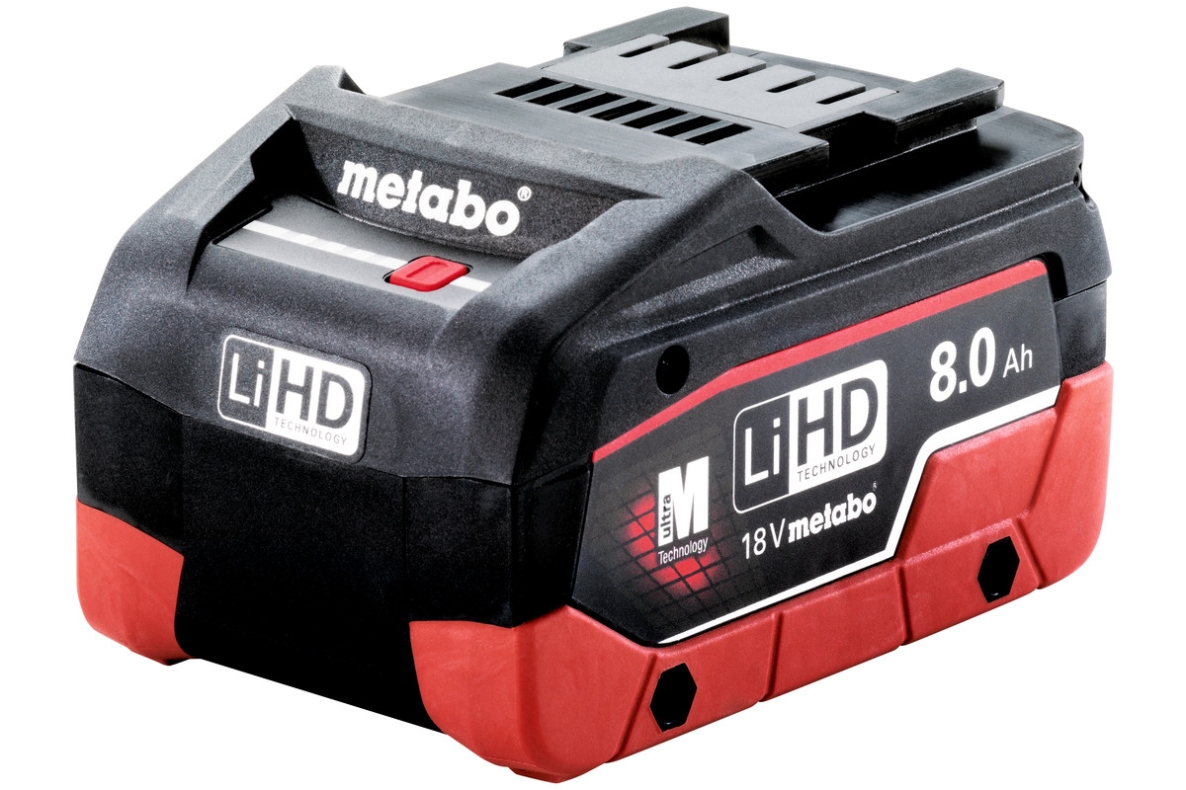 Accesorios Metabo 625369000 Batería de 18 voltios y 8,0 Ah LiHD