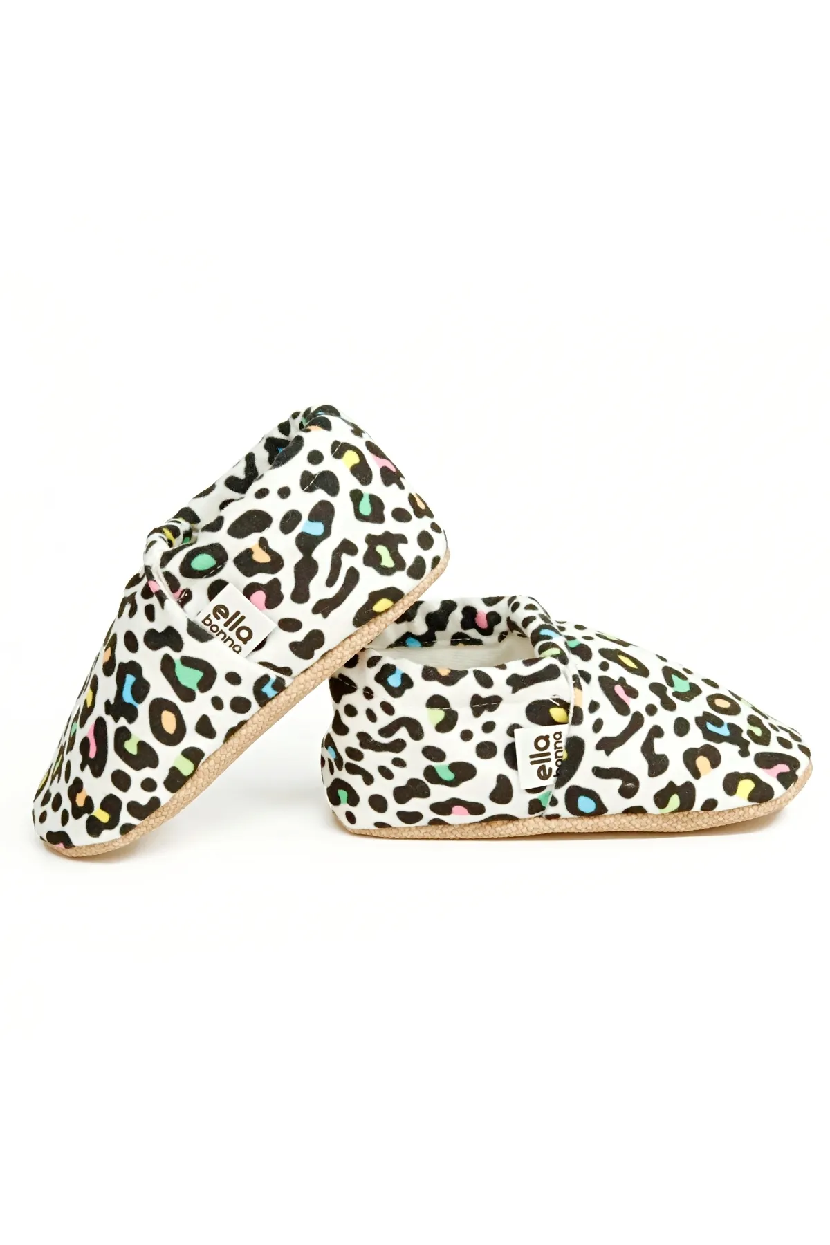 Ella Bonna  Mehrfarbige Babyschuhe mit rutschfester Sohle, Heimstiefel, Hausschuhe, Kindergartenschuhe, Hausschuhe