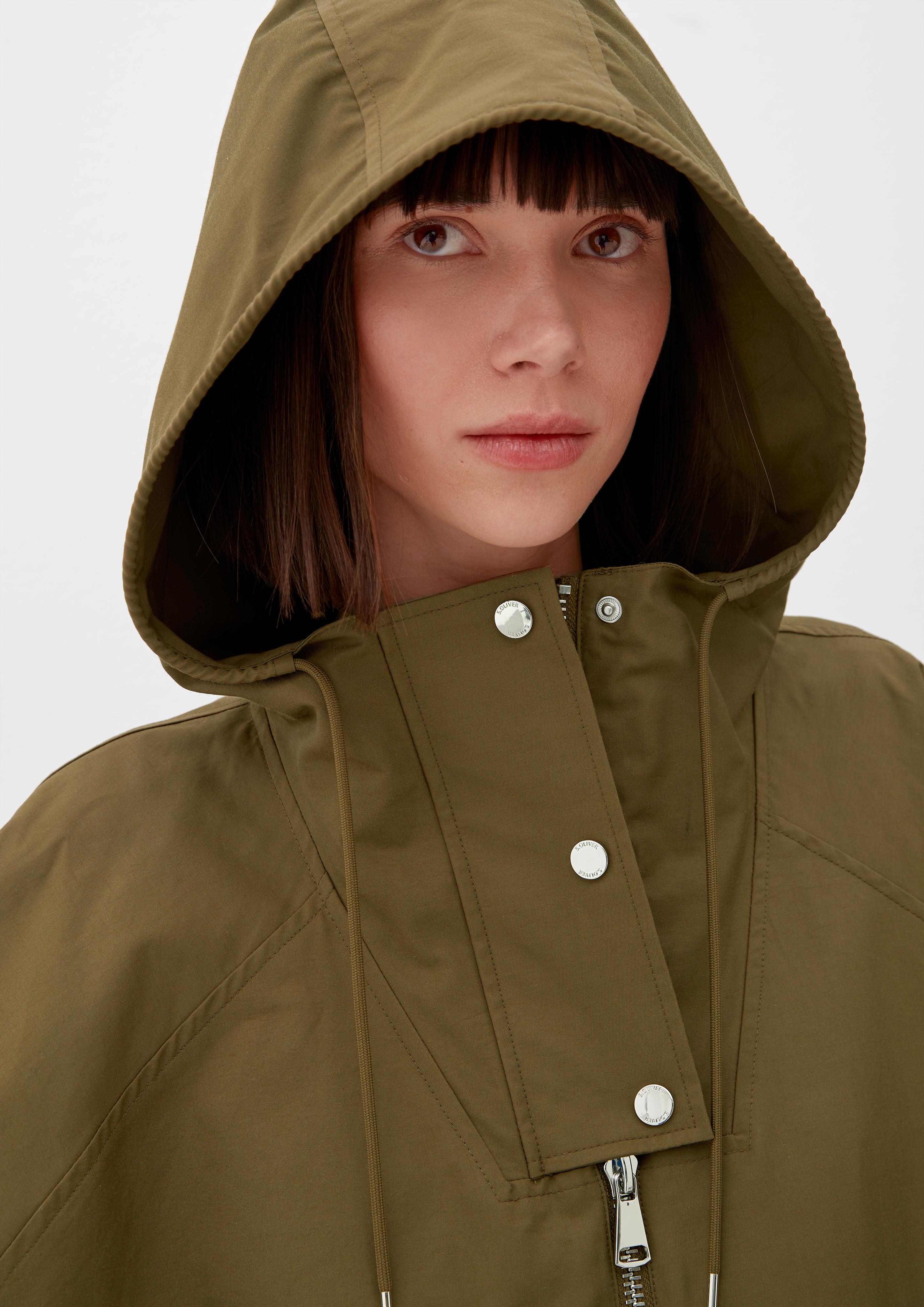 Kapuzenjacke aus Baumwollmix  2129005-7723