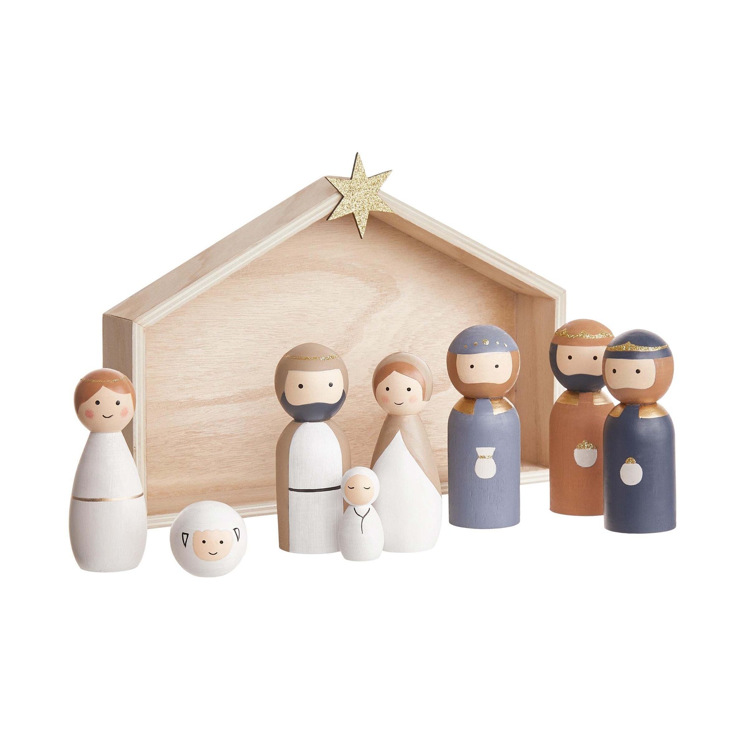 X-MAS Krippen Set 9-tlg.