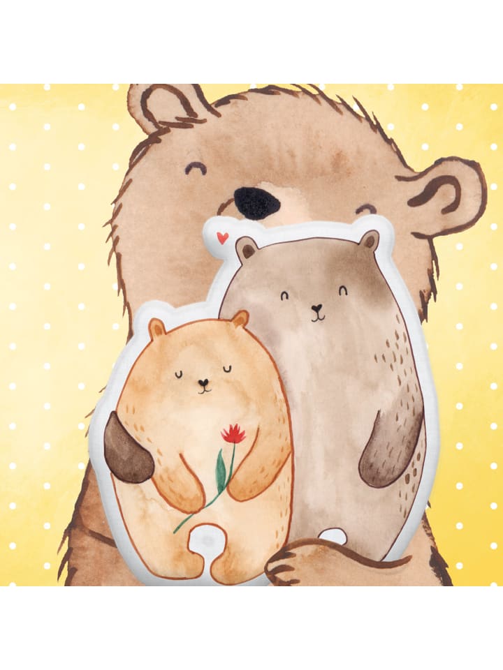 Mr. & Mrs. Panda Kissen Kuscheltier Bären Liebe ohne Spruch in Weiß günstig kaufen