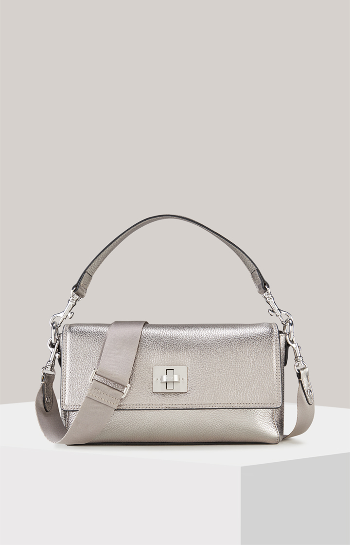 Schultertasche Splendere Muna in Silber