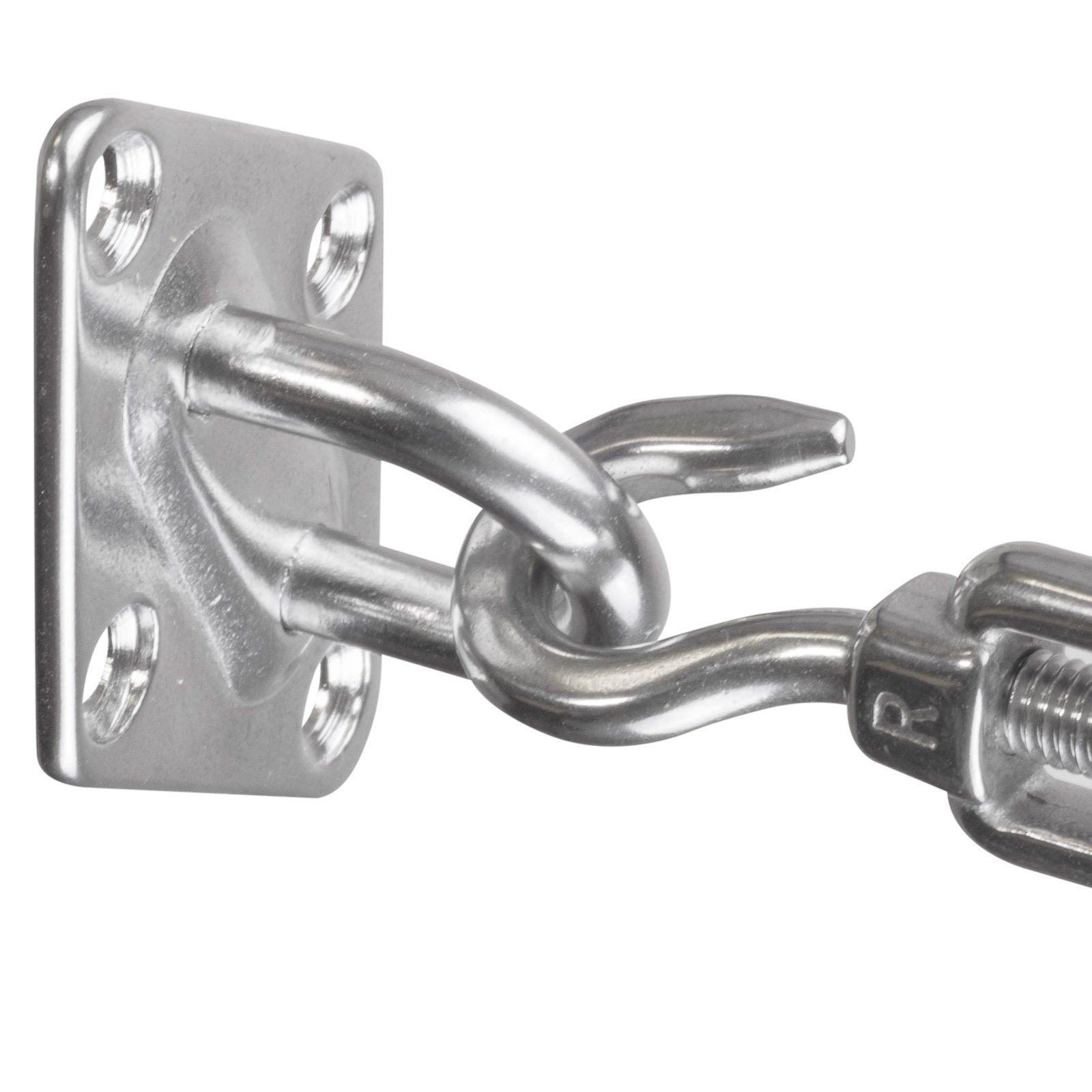 FSH Sonnensegeladapter Sonnensegel Aufbauset Zubehör Kit Spannschraube Karabiner Edelstahl, (Spar Set, 40-tlg), Edelstahl M6