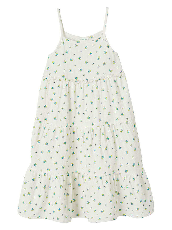 vertbaudet Kleid in Weiß günstig kaufen