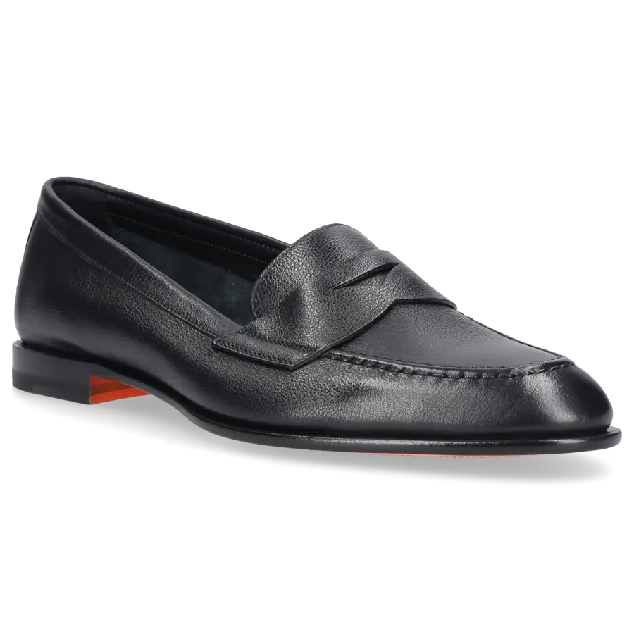 Santoni - Loafer 59962 Kalbsleder - schwarz