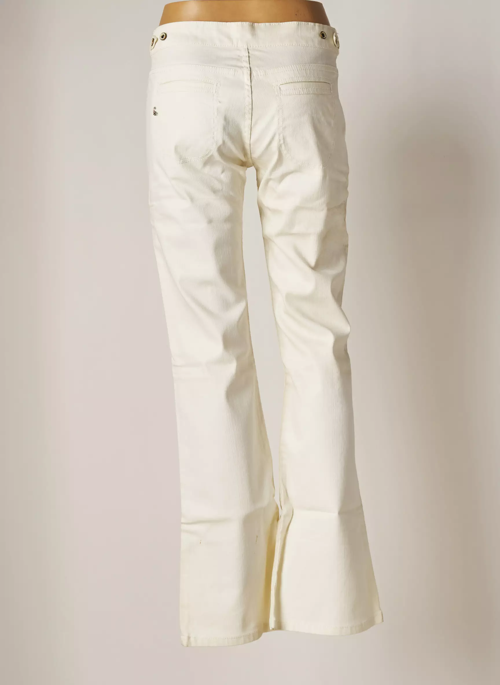 National Liberty Pantalons Flare Femme couleur beige