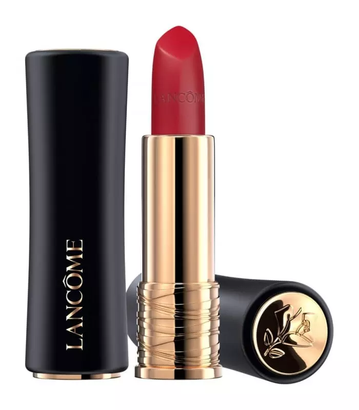 L'ABSOLU ROUGE DRAMA MATTE Rouge à lèvres mat poudré, tenue & confort longue durée