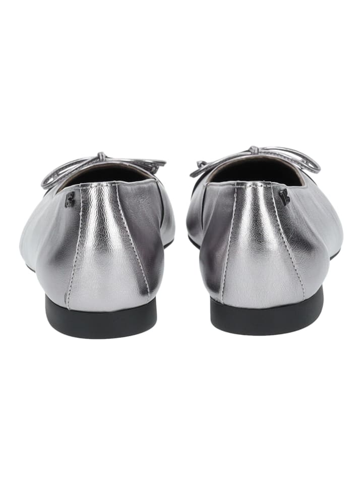 Paul Green Ballerinas in Silber/Schwarz günstig kaufen