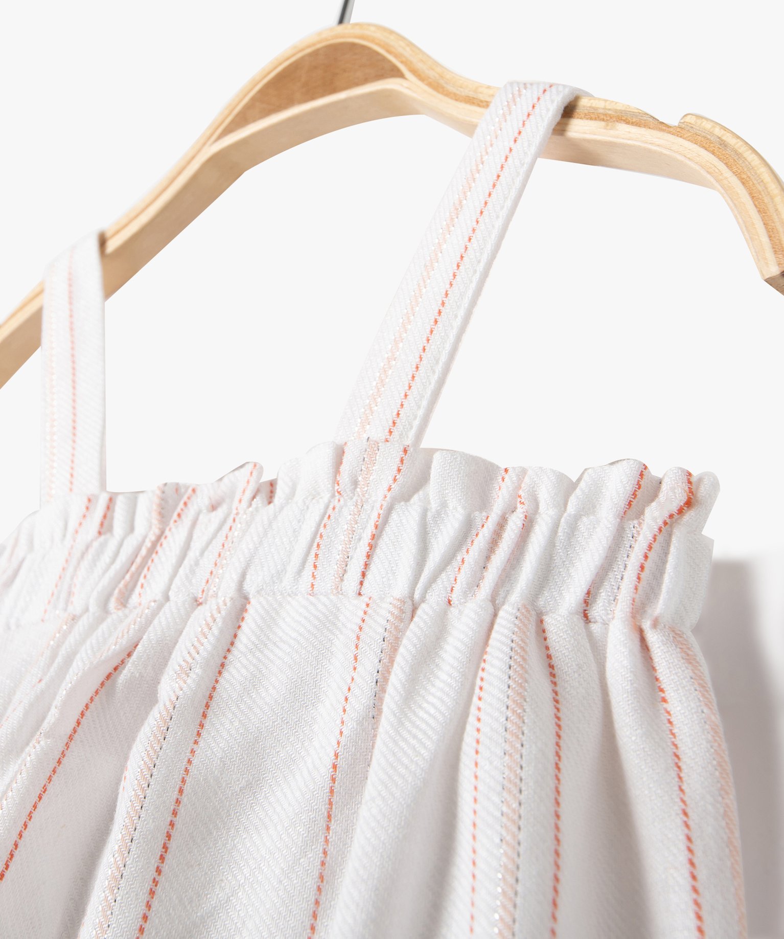 Blouse bébé fille à bretelles et rayures blanc | GEMO