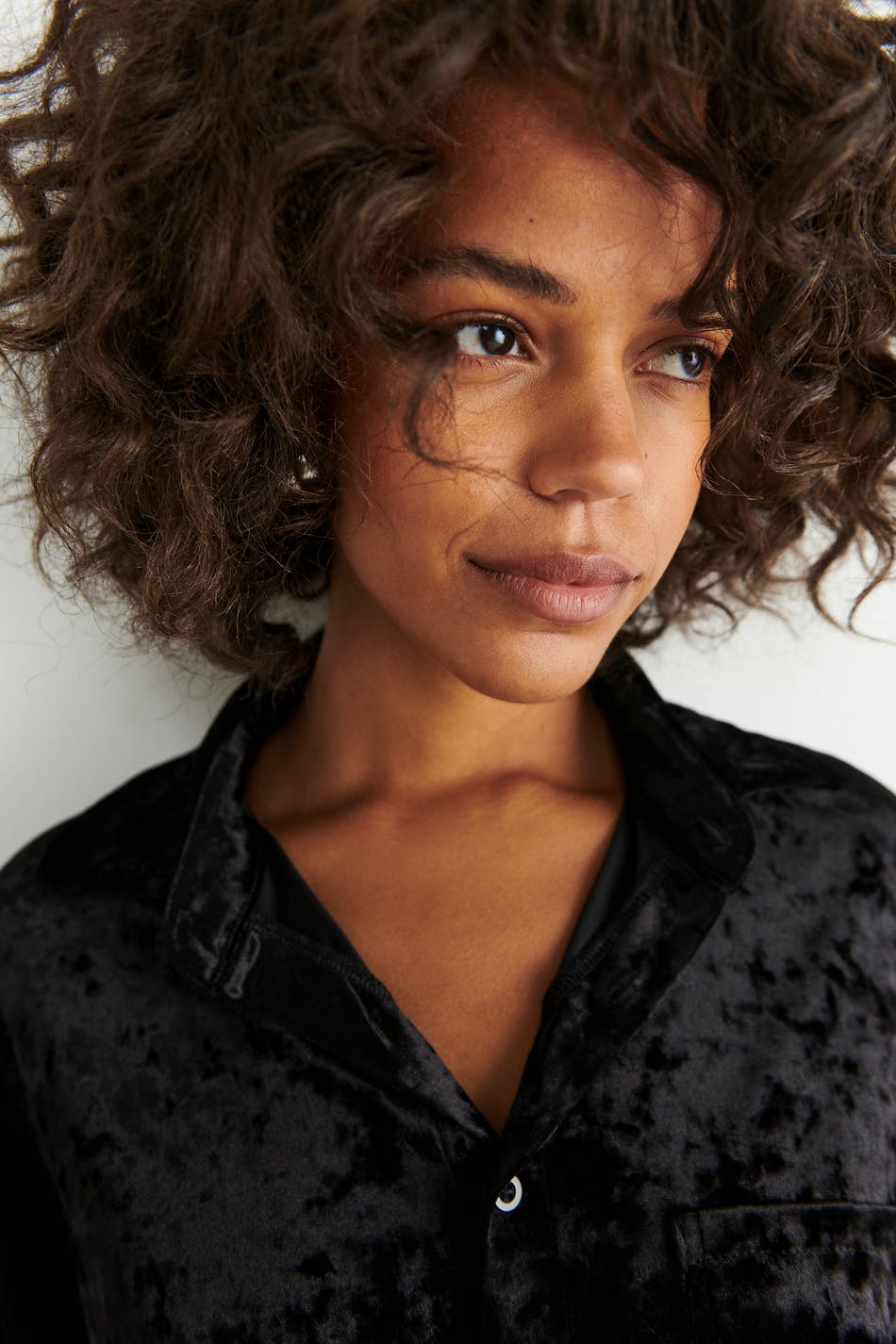 Inez velvet shirt