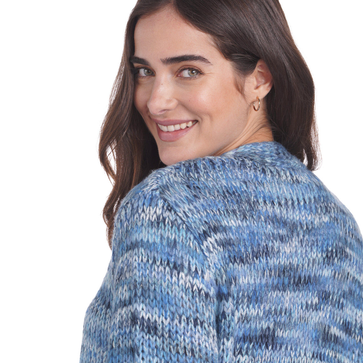Damen Strickjacke mit Effektgarn