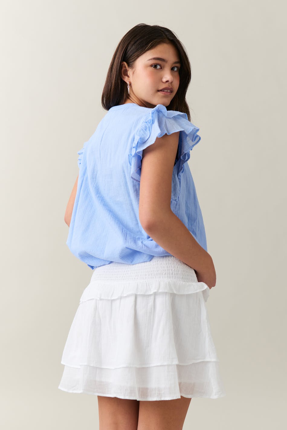 Y frill skirt