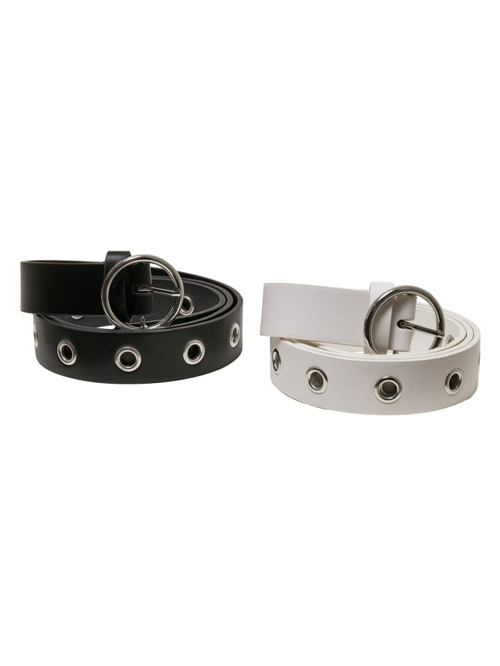 Urban Classics Urban Classics Gürtel in black/white günstig kaufen