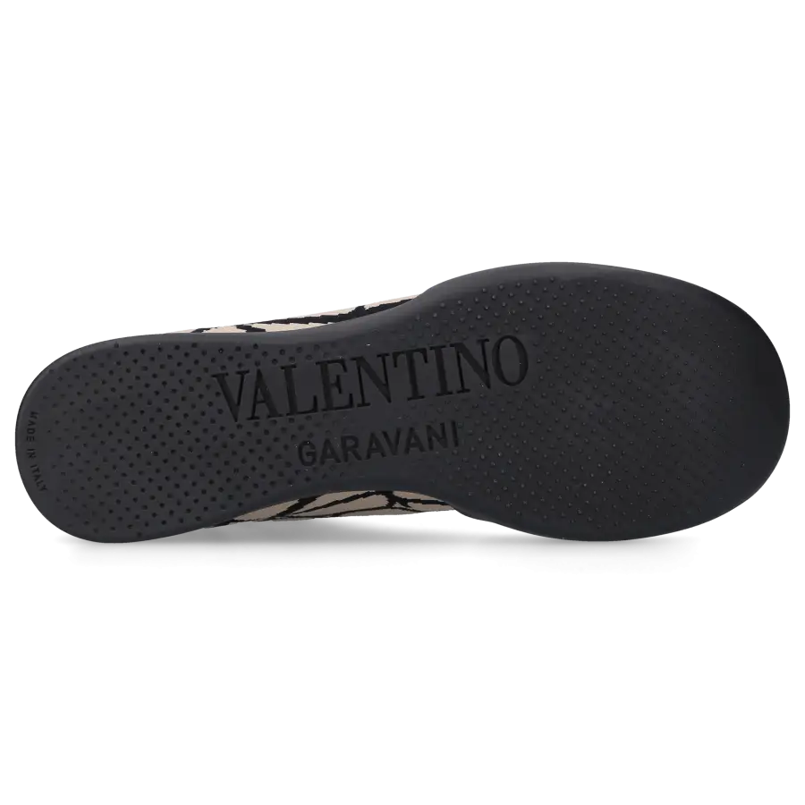 Valentino Garavani - Sneaker high CITYSHORE Baumwolle Stretch - beige